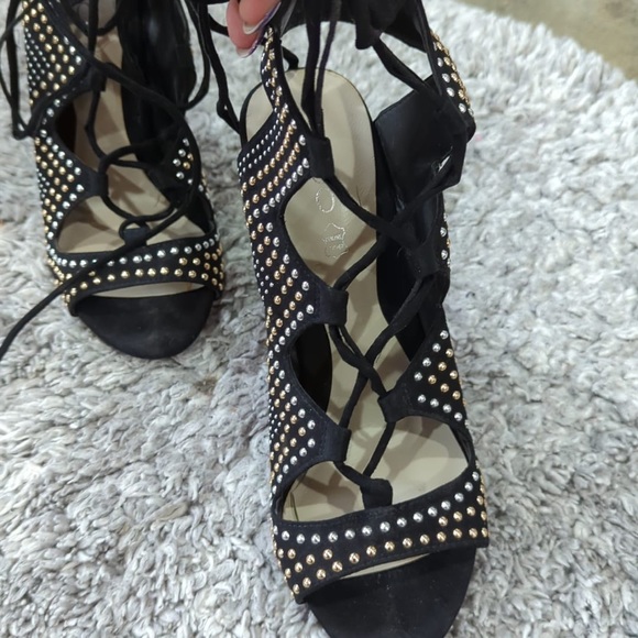 Lace Up Heels - Picture 2 of 3